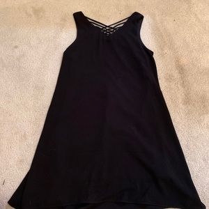 Black Sally Miller Flowy criss cross dress
